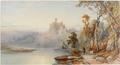 Castello di Warkworth da Thomas Miles II Richardson